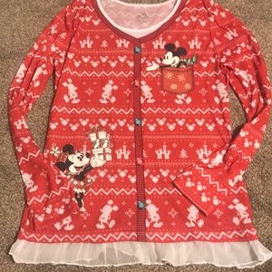 Disney Minnie and Mickey Mouse Christmas Sweater